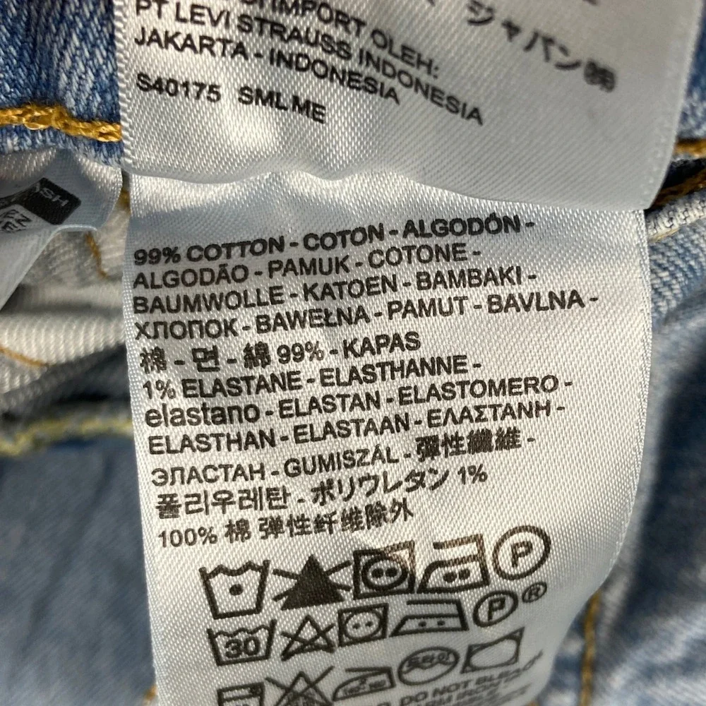 Levis measurements waist